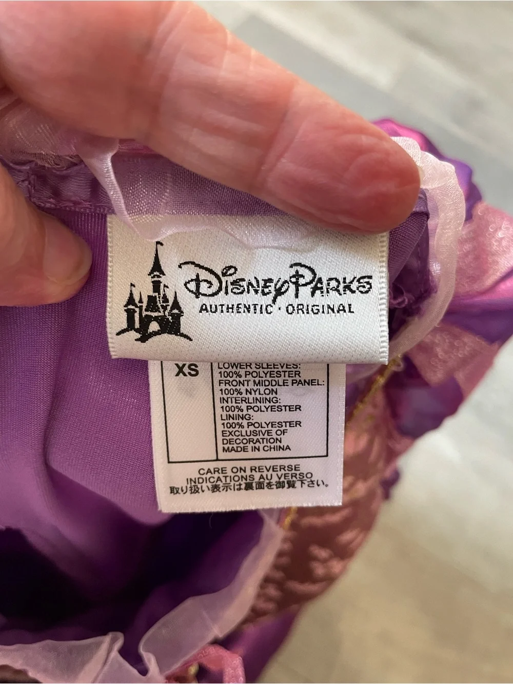 Disney Tangled/Rapunzel Dress on older Disney Parks Tag